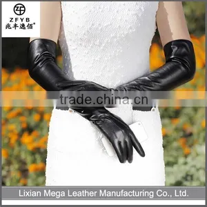 Newest Design High Quality Elbow Leather Gloves thumbnail-1