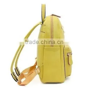New Design Fashion Cheap Leather Leisure Backpack for College Students thumbnail-2