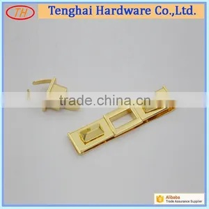 Popular Gold Bag Accessory Metal Lock for Bags thumbnail-3
