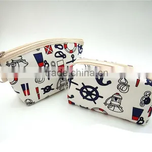 Promotional Canvas Cosmetic Travel Bag Made in Guangzhou China thumbnail-2
