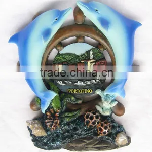 Polyresin Dolphin Souvenirs Plates thumbnail-1