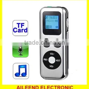 Support Telephone Recording 4GB Digital Voice Recorder Dictaphone MP3 Player With TF Card Slot thumbnail-1