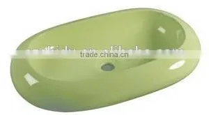 Oval Shape Modern Design Colorful Wash Hand Basin thumbnail-1