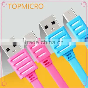2016 Colorful Fresh Look Type-C to USB2.0 Flat Wire Phone Cable thumbnail-6