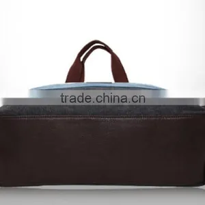 Custom Canvas Tote and Shoulder Portable Large Leisure Travel and Fashion Unsex Shopping Bag thumbnail-5