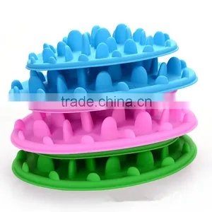 Stop Bloat From Eating Too Fast Silicon Pet Feeding Bowl,Wholesale Silicon Pet Feeding Bowl,Food Grade Silicon Pet Feeding Bowl thumbnail-1