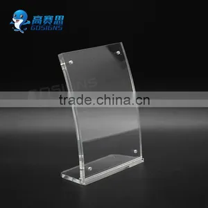 2016 New Display Product Customized Advertising Acrylic Sign Holder thumbnail-2