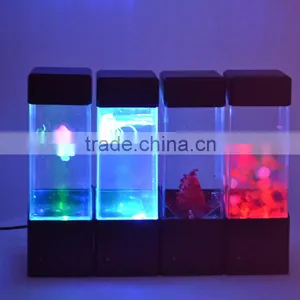 LED Fish Lamp/Creative Novelty Volcano Eruption Lamp/Volcano Lamp/New Decoration Creative Mini Led Volcano Novelty Lamp/LED Volc thumbnail-1