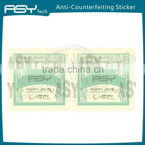 Texture Watermark Fiber Security Label thumbnail-2