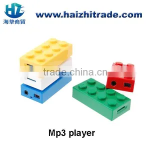 Good Quality Toy Brick Mp3 Building Block Mp3 Player thumbnail-1