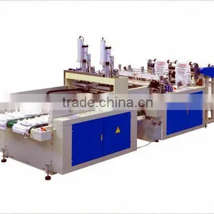 AXFQ-800 Half Automatic Heat-cutting and Sealing Shopping Bag Making Machine thumbnail-2