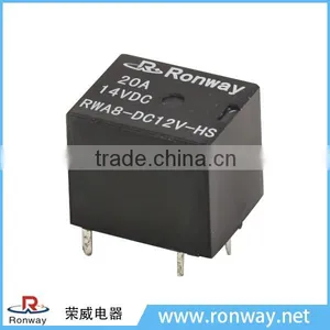 Ronway Factory Electromagnetic 12V 30A 4pin Spst Relay T78 thumbnail-1