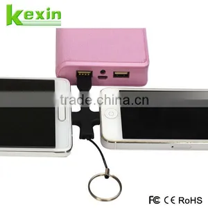 Best Selling Promotional Gift ABS Multi 2 in 1 USB Data Cable 7cm Short Keychain USB Cable Charger thumbnail-4