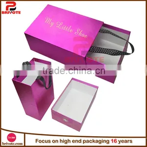Customized Paper Shoe Box Cardboard Shoe Box With Handle Quality Choice Most Popular thumbnail-1