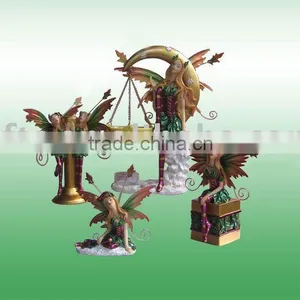 Polyresin Spirit Oil Burner, Polyresin Fairy thumbnail-1