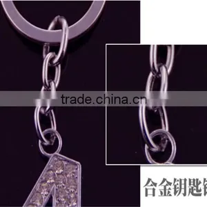 Joalheria From A to Z Fashion Letter Keychain Ring Creative Alphabet Jewelry thumbnail-4