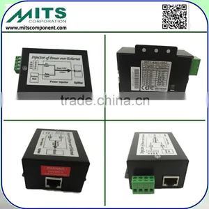 CE/FCC 24W/48V 1 Port Gigabit PoE Injector for IP Phone, IP Cam, AP, Security & Networking Devices thumbnail-1