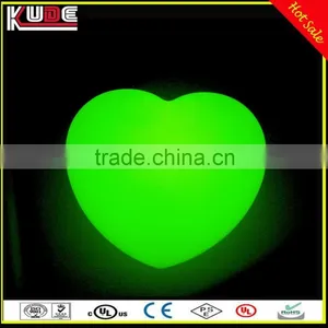 Wedding Decorative Lamp Red Heart Shape Flashing LED Night Light With MultiColor Changing thumbnail-2