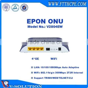 4LAN+WiFi EPON ONU With CE Certification for FTTH Network Solution thumbnail-1