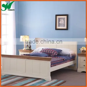 China Qingdao Modern Design Contemporary Wooden Oak Bed/Double Bed thumbnail-5