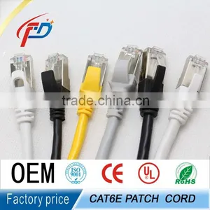 1m 2m 3m Stranded Copper Cat5e Cat6 RJ45 Red Purple Orange Patch Cord thumbnail-5