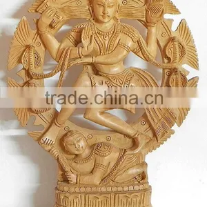 Natraj Wooden Sculpture thumbnail-1