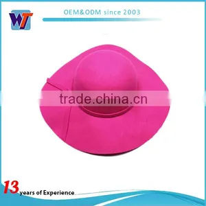 2016 Wholesale Wool Hats for Women Wide Brim Wool Hat thumbnail-2