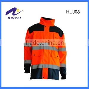 Winter Waterproof hi Vis Safety Jacket thumbnail-1