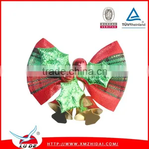 Wholesale Christmas Ribbon Bow With Christmas Bell thumbnail-1