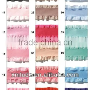 Cheap Satin Double Ruffle Ribbon thumbnail-1