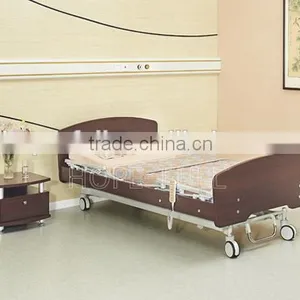 High Quality H838a Hand Control Wooden Elderly Care Bed Home Care Bed With 5 Functions thumbnail-1