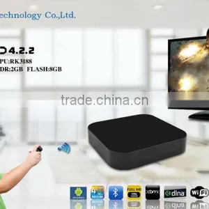 NEW Quad Core Android 4.2.2 RK3188 Mini PC Smart TV BOX Player 2GB/8GB thumbnail-1