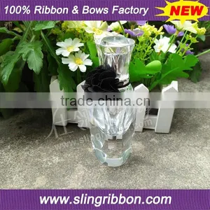 Satin & Lurex Ribbon Bow On Perfume Bottle thumbnail-3