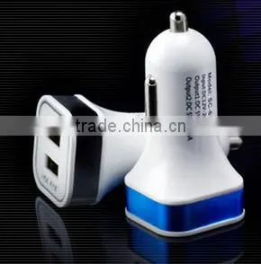 Dual Usb Car Charger 5v 3a for Samsung Galaxy S S4 S3 S2 Note 3 Note 2 Tablet thumbnail-1