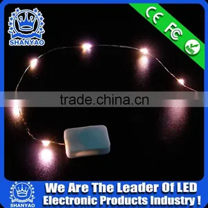 2016 Hot Selling Flexiable Christmas LED Copper Wire String Lights thumbnail-3