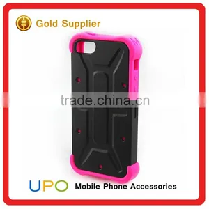 [UPO] Classical Shockproof Hybrid Combo Rose Red Silicone Back Cover Case for IPhone 5 thumbnail-5