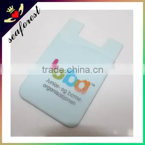2016 New Mobile Phone Silicone Smart Card Wallet 3m Sticky thumbnail-3