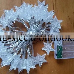 Transparent Five-pointed Star LED String Light thumbnail-5