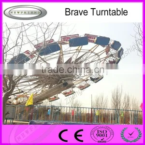 Factory Product Thrill Amusement Park Freak Out Rides Brave Turntable for Sale With High Quality thumbnail-4