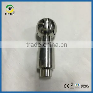 360 Sanitary Stainless Steel Rotary Tank Cleaning Liquid Spray Nozzle thumbnail-1
