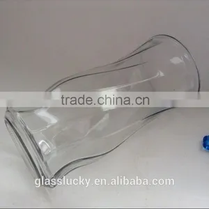 Inclined Bar Lines Glass Vase,flower Shaped Glass Vase thumbnail-3