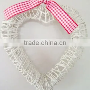 WILLOW HEART,WICKER HEART DECORATIONS thumbnail-1