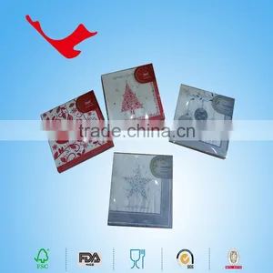1/4 Folded High Quality Colored Tissue Paper Napkin,Christmas Tableware thumbnail-4