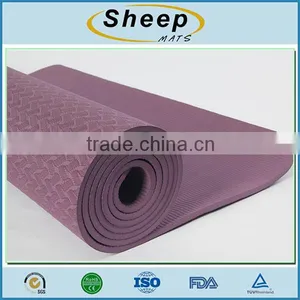 Exercise Printed Eco Friendly Waterproof Tpe Non-slip Yoga Mat Roll thumbnail-3