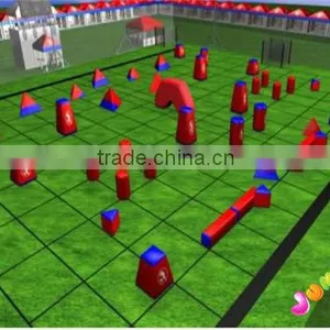 2014 HOT! Inflatable Paintball Bunker Set- for 10 Man Standard on Sale thumbnail-1