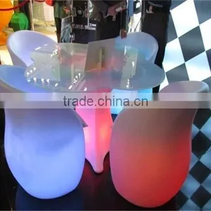 Remote Control Rgb 16 Color Changing Illuminated Nightclub LED Plastic Sofa thumbnail-3