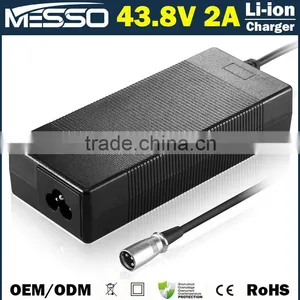 43.8V 2A Li-ion Battery Charger 100-240V 50-60Hz Charger 43.8V 2A Lithium Battery Charger thumbnail-1