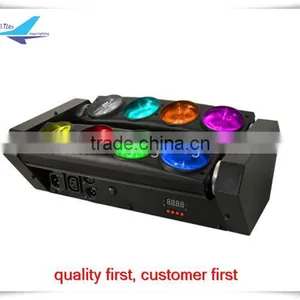 8*10w DMX White/full Color 4in1 Rgbw Beam Led Moving Head Spider Light thumbnail-1