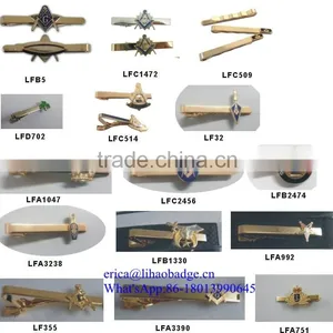 Super Quality Hot Sell Metal Masonic Cufflinks Tie Clips thumbnail-1