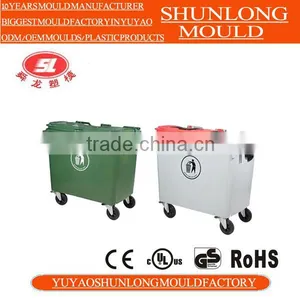 Custom Trash Can Injection Plastic Mould thumbnail-4